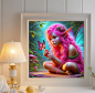 Preview: Diamond Painting Elfe mit Schmetterling